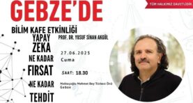 GTÜ’den Gebze’de Açık Havada Bilim Buluşması: Bilim Kafe 27 Haziran’dA