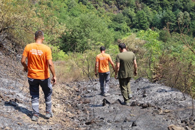 Yangın Mağduru Can Dostlar İçin Arazi Taraması Yapıldı