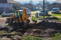 SASKİ, Söğütlü Yeniköy Mahallesi'nde 5 kilometrelik içme suyu hattı inşasına başladı