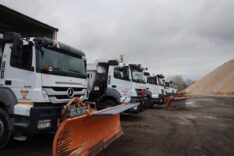 Kar küreme ve yol temizleme araçları, Sakarya Büyükşehir Belediyesi filosu.
