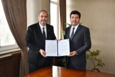 Basın Merkezi, SUBÜ ve AFSÜ arasındaki iş birliği protokolü imza töreni.